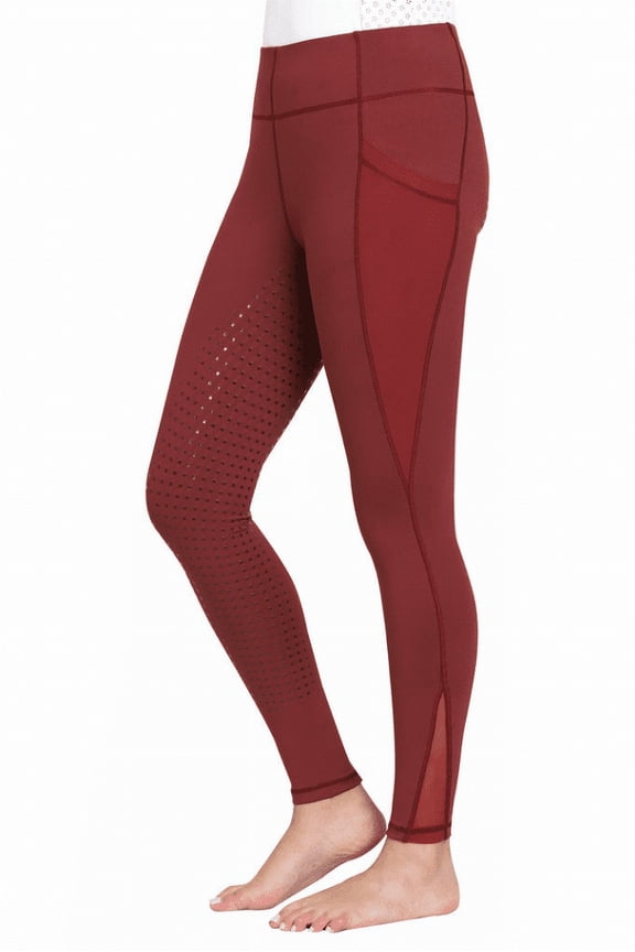 TuffRider Ladies Minerva Equicool FS Tight XL Wine