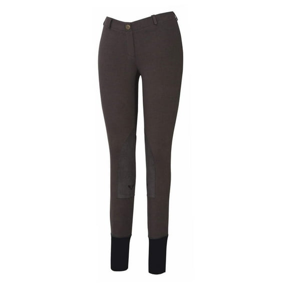 TuffRider Ladies Starter Lowrise Pull-On Knee Patch Breeches