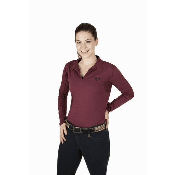 TuffRider Ladies Taylor Long Sleeve Polo