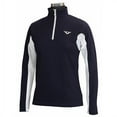 thumbnail image 1 of TuffRider Ladies Ventilated Technical Long Sleeve Sport Shirt Navy Medium, 1 of 8