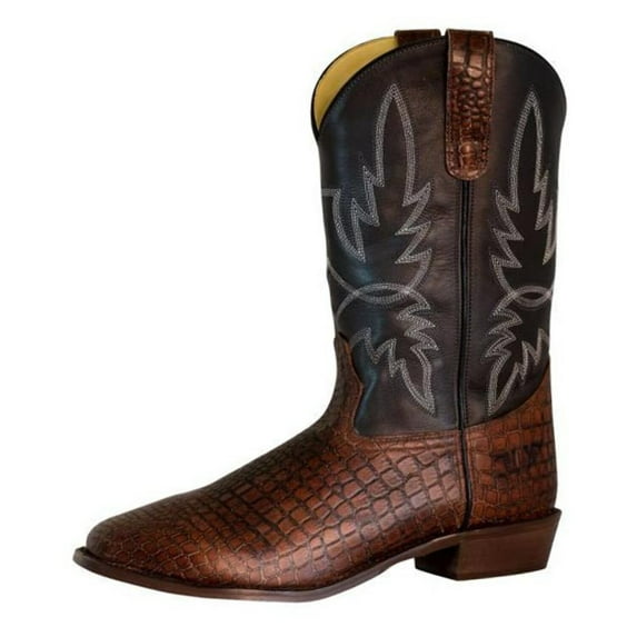 TuffRider Mens Grant Wide Square Toe Western Boot