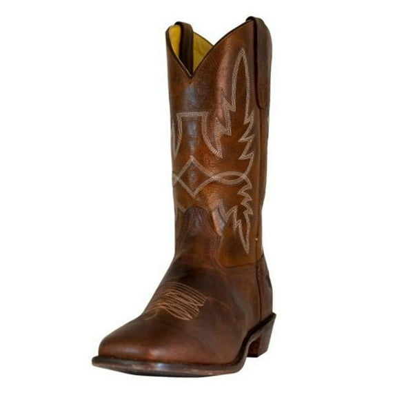 TuffRider Mens Old Faithful Wide Square Toe Western Boot
