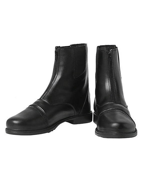 TuffRider Mens Starter Paddock Boots 8 Black