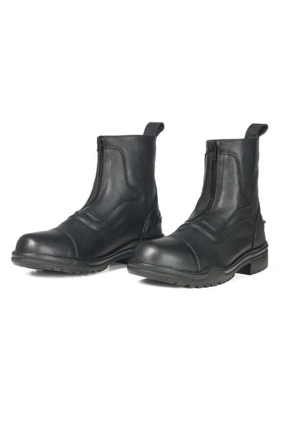 Otter Ladies WaterProof Front Zip Paddock Boot- Black- 8-Regular