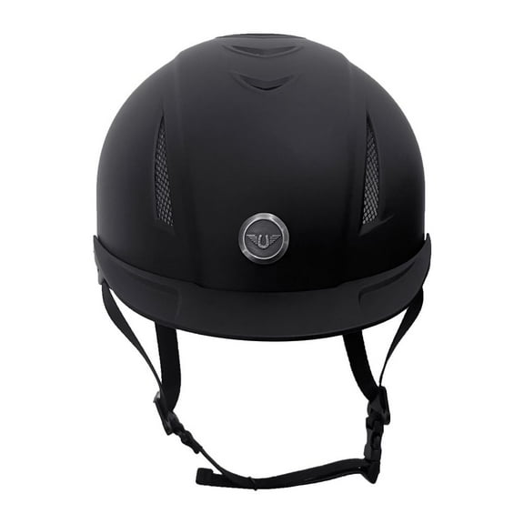 TuffRider Shield Riding Helmet with Adjust A Dial-Black-S