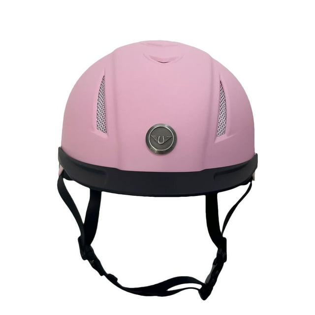 TuffRider Shield Riding Helmet with Adjust A Dial-Light Pink-M
