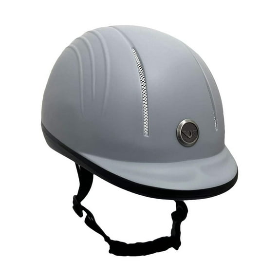 TuffRider Starter Basic Horse Riding Helmet Protective Head Gear for Equestrian Riders - SEI Certified - Glacier Gray -XS