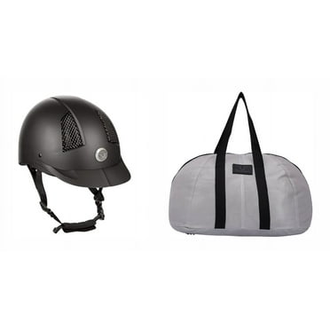 TuffRider Starter Horse Riding Equestrian Helmet with BONUM Helmet Bag with Assorted Color-Large