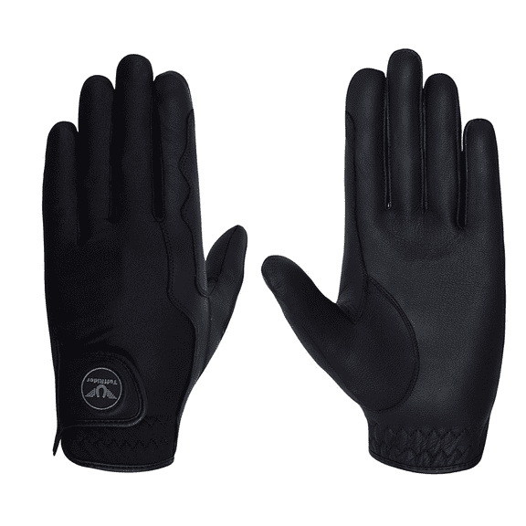 TuffRider Stretch n Grip Riding Gloves Black L