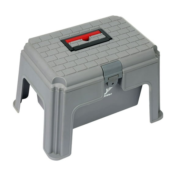 TuffRider Super Grooming Box With Stool-Grey