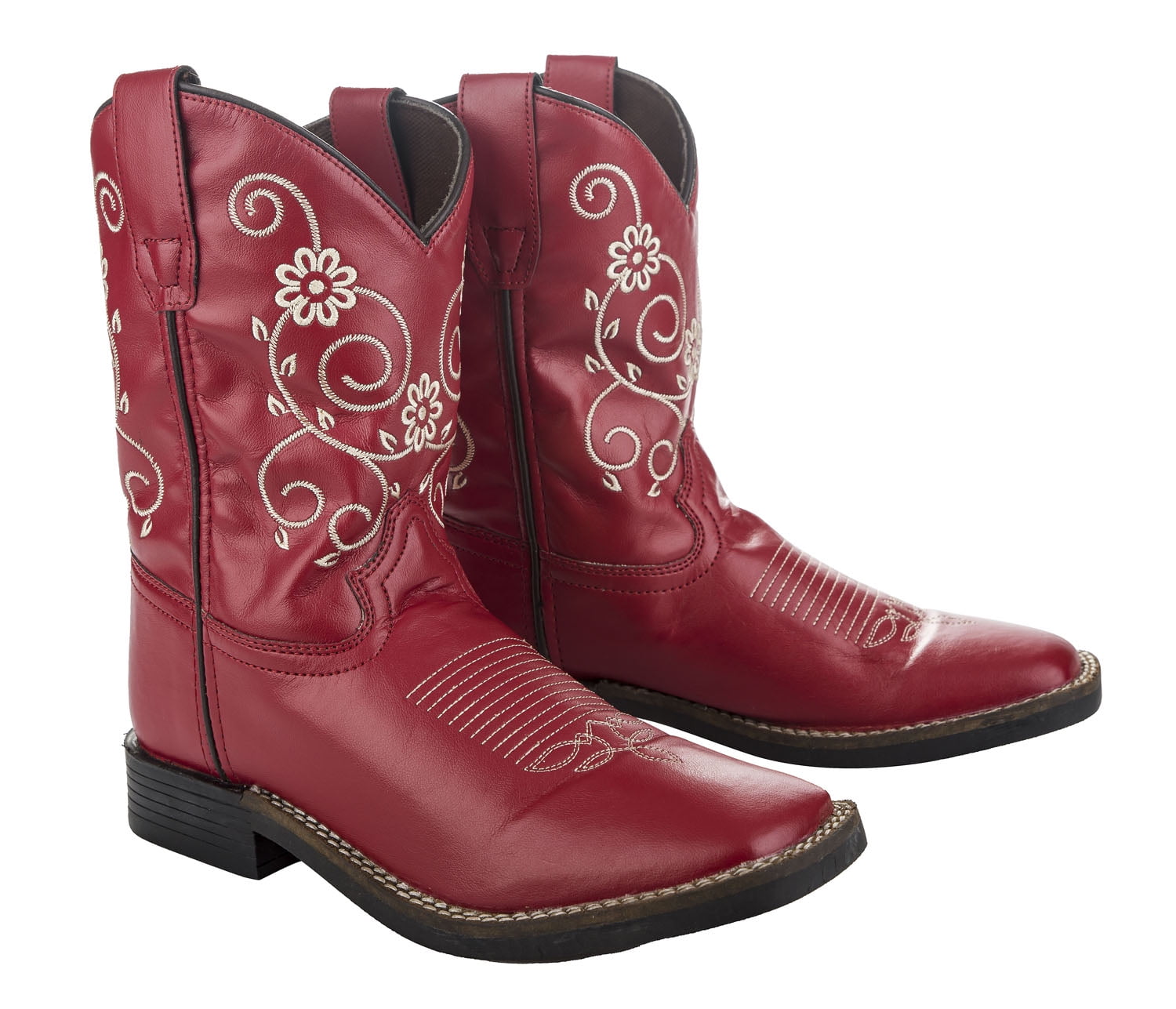 Toddler red top cowboy boots