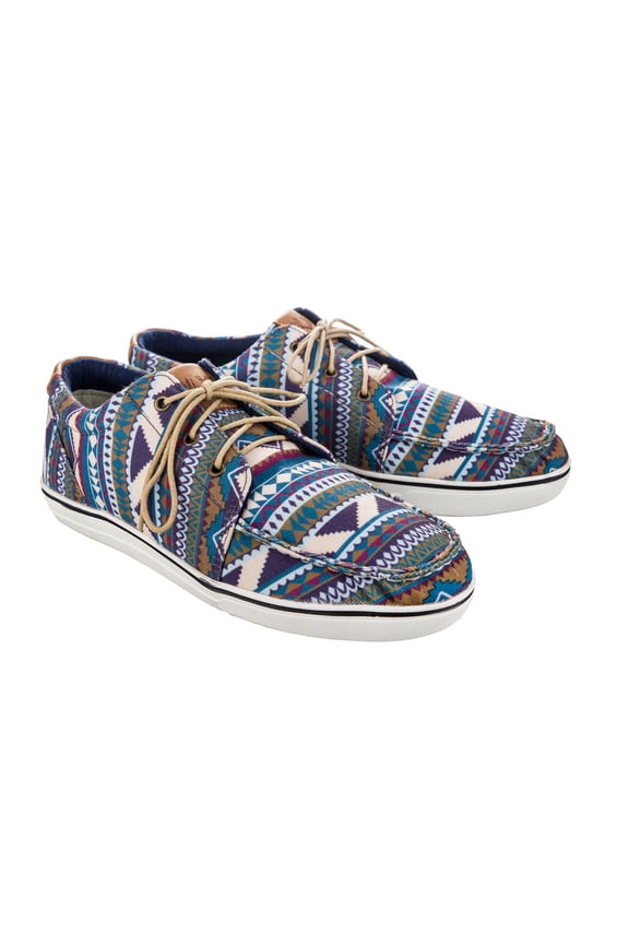 Women Lace-Up Canvas Graphix Shoes