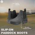 thumbnail image 1 of TuffRider Women Pull-On Coated Leather Paddock Boots, 1 of 1