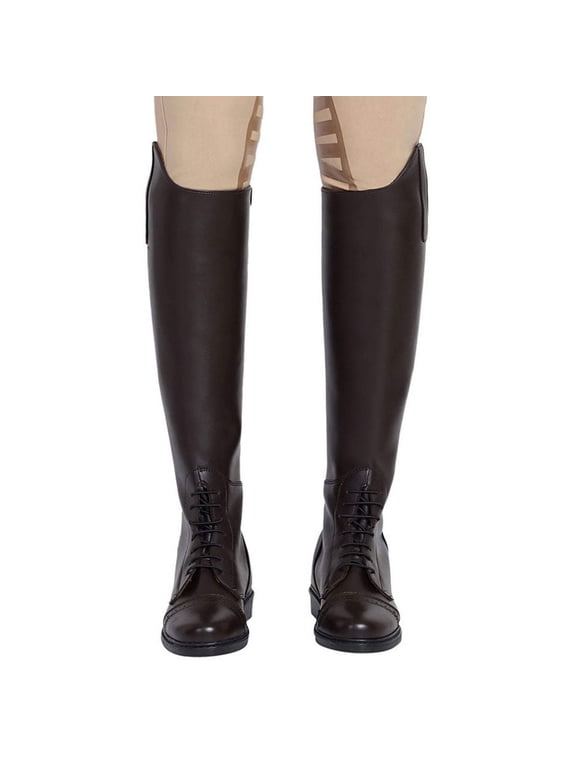 Women Synthetic Leather Starter Back Zipper Field Boots
