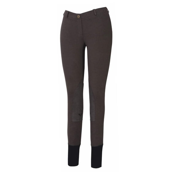 TuffRider Women's Starter Lowrise Pull-On Breech, Dark Charcoal, 26