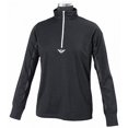 thumbnail image 1 of TuffRider Women's Ventilated Technical Long Sleeve Sport Shirt with Mesh, Black, 2X, 1 of 11
