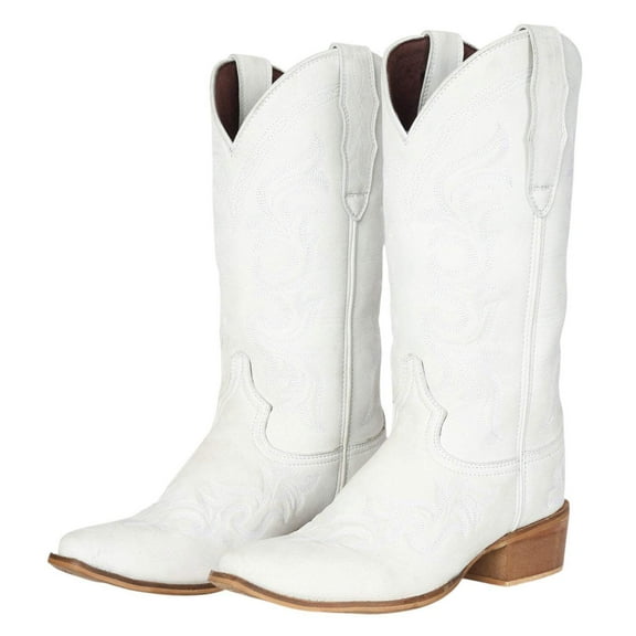 TuffRider Womens Snip Toe Paris Embroidered Western Boots