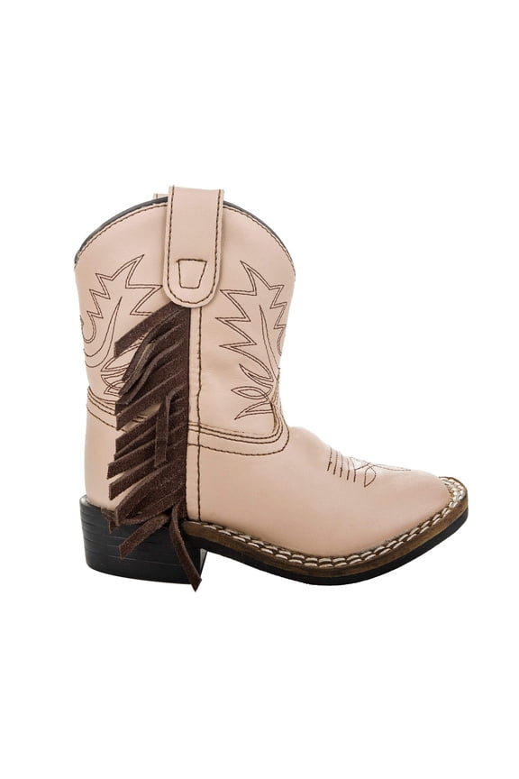 TuffRider Youth Tan Fringe Bootie