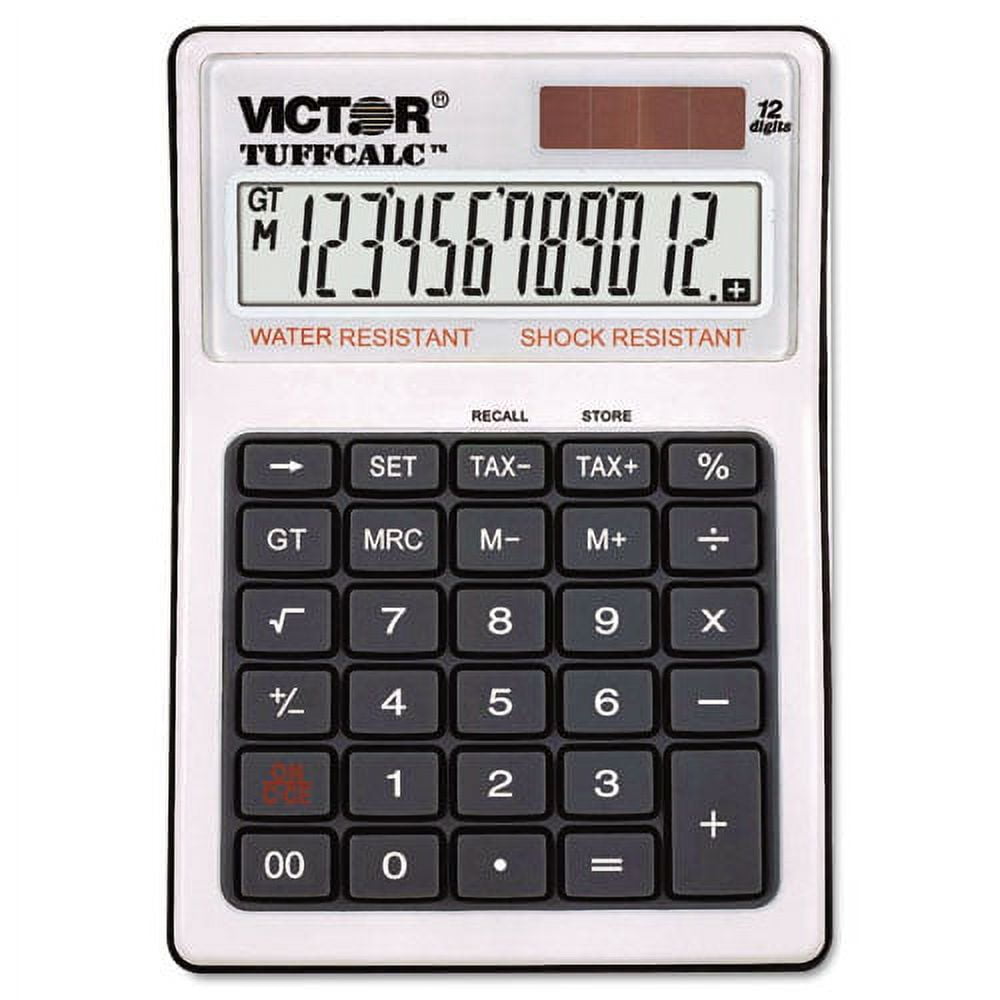 "Tuffcalc Desktop Calculator, 12-Digit Lcd | Bundle of 10 Each"