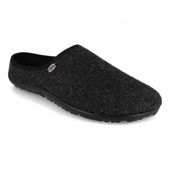 Tuffeln «Barefoot» Zero-Drop Slippers made in Germany, dark grey
