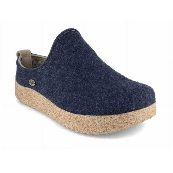 Tuffeln&reg; modern Wool Felt Clogs &laquo;Rasant&raquo;, blue
