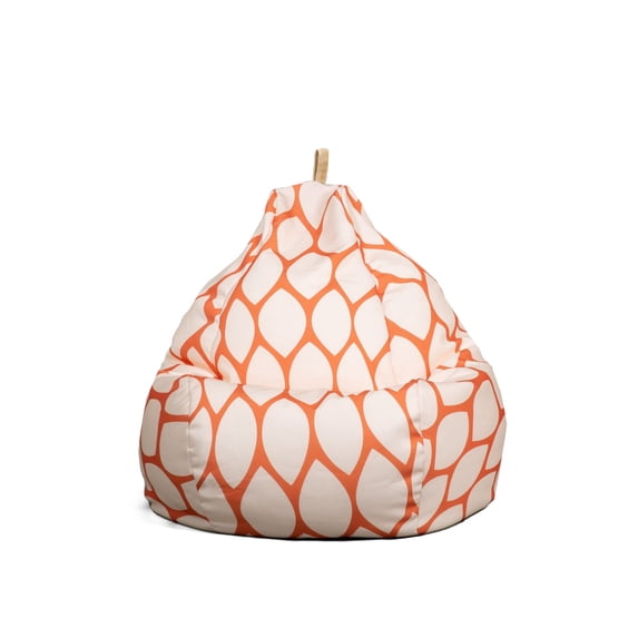 Big Joe Tuffet Weatherproof Bean Bag Chair, Paprika Bella Sunmax , Durable Weather Resistant Fabric, 2.5 feet Teardrop