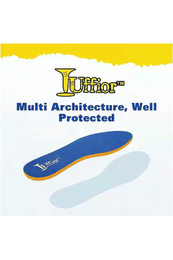 Tuffior Puncture Resistant Nail Proof Safety PPE Work Shoes Insoles (L), Navy Color