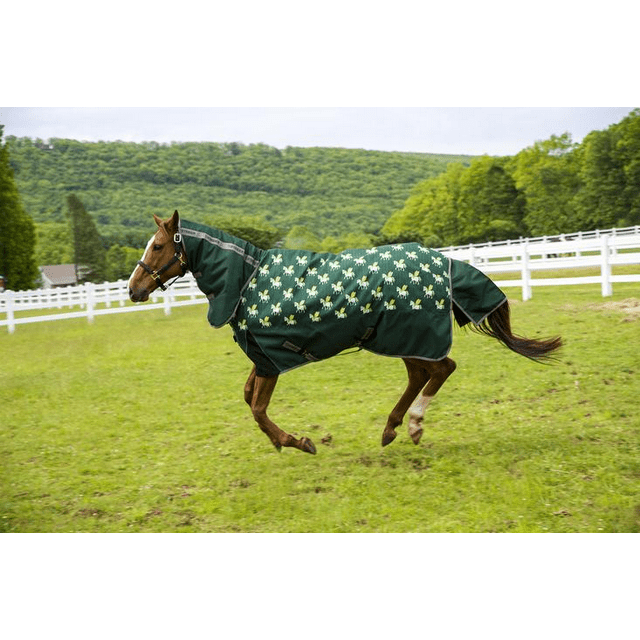 Tuffrider 1200D Ripstop 220 Gms Polyfill Horse Print Combo Neck Two
