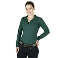 thumbnail image 1 of TuffRider Ladies Taylor Long Sleeve Polo, 1 of 4