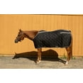 thumbnail image 1 of Tuffrider Medium Weight Adjustable Neck Turnout Blanket 1200D 300gms Standard Neck with Comfy Closure-Black/Grey-68, 1 of 1