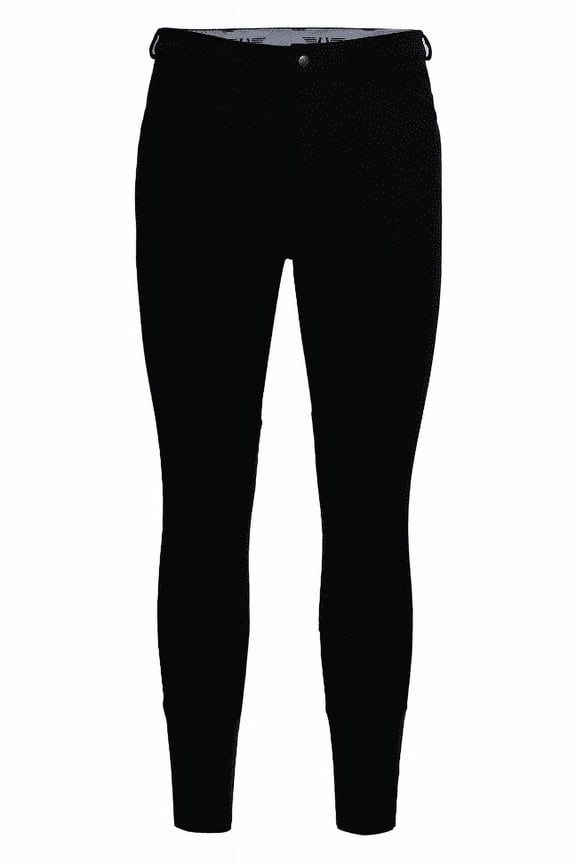 Tuffrider Men's Long Ribb Knee Patch Breeches - Black - 34