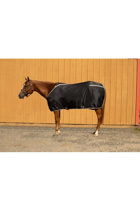 Shelter Closed Front Stable Sheet-Black/Grey-70