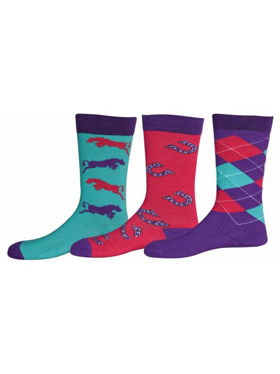 TuffRider Children's Trio Ankle Socks - 3 pack