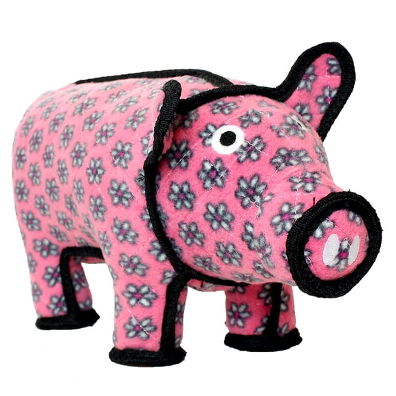Tuffy Barnyard Pig Durable Plush Dog Toy