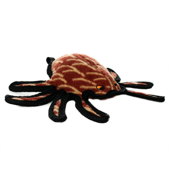 Tuffy Desert Spider Plush Squeaker Dog Toy