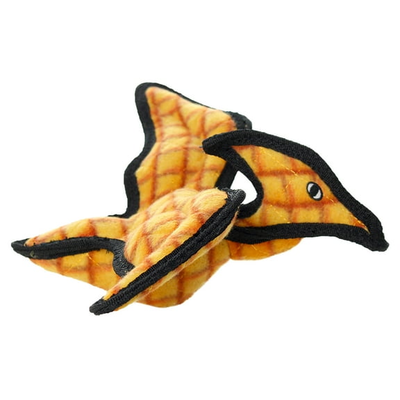 Tuffy Jr Dinosaur Pterodactyl Durable Plush Squeaky Dog Toy