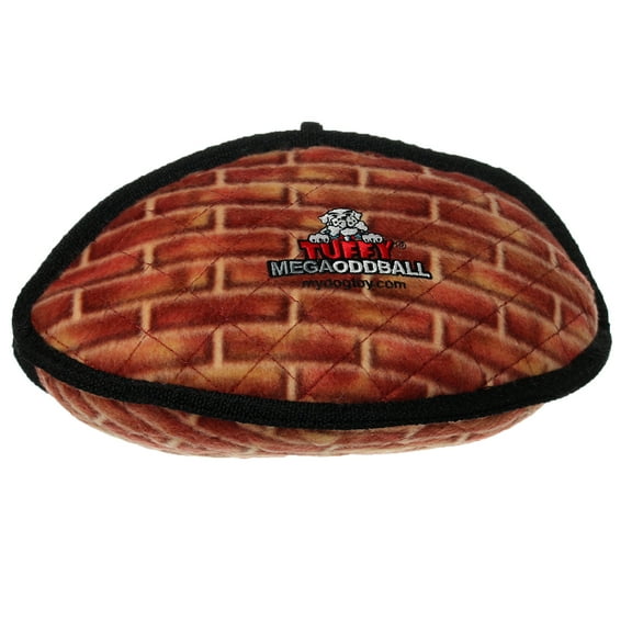 Tuffy Mega Odd Ball Brick Durable Plush Dog Toy