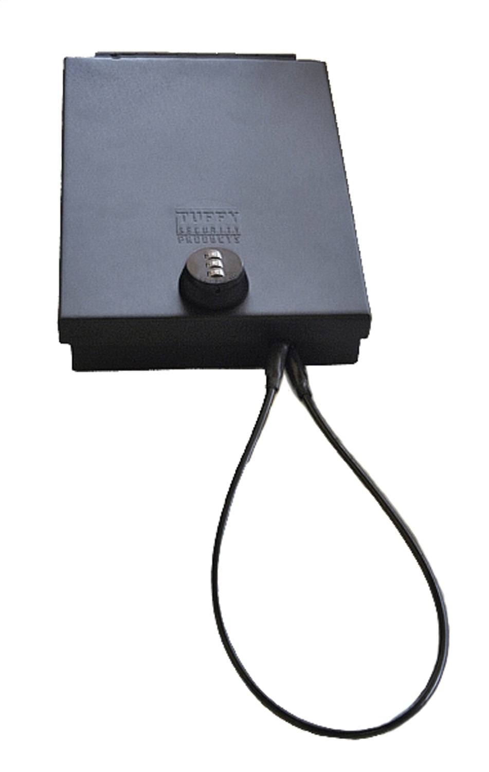 Tuffy Security Fire Resistant Travel Safe with Combination Lock, 10" x 8" x 4", Black