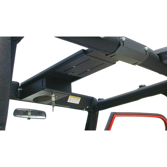 Tuffy Security Products 103-01 Single Compartment Overhead Console; Black Fits select: 1997-2006 JEEP WRANGLER / TJ, 1989-1995 JEEP WRANGLER / YJ