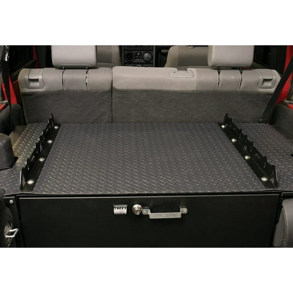 Tuffy Security Products 158-01 Multi-Point Tie Down Rails - Pair (2); Black
