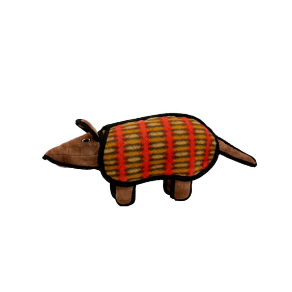 Tuffy's Desert Armadillo Plush Dog Toy, Multicolor