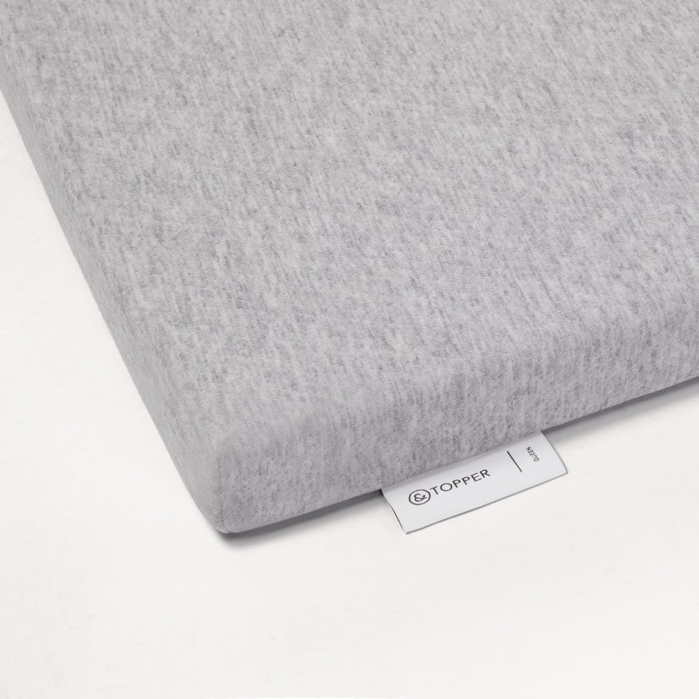 Full 2-Inch Gray Memory Foam Mattress Topper