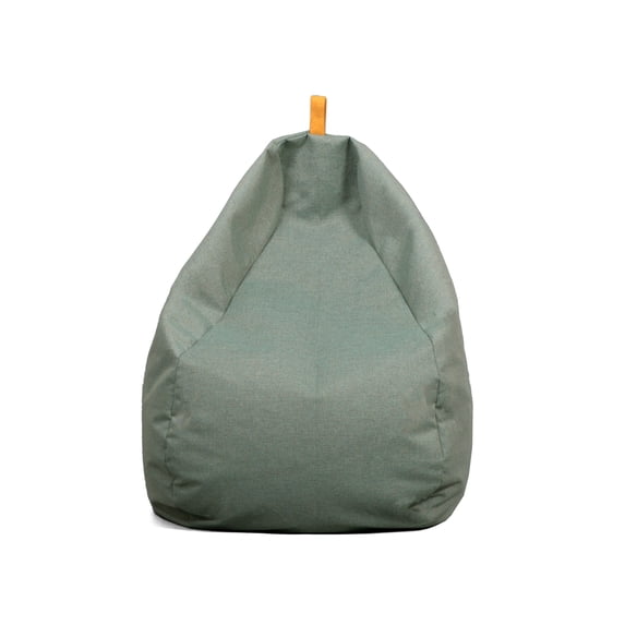 Big Joe Tuft Weatherproof Bean Bag Chair, Sage Intertwist, UV-Protected Fabric, 3 feet Teardrop