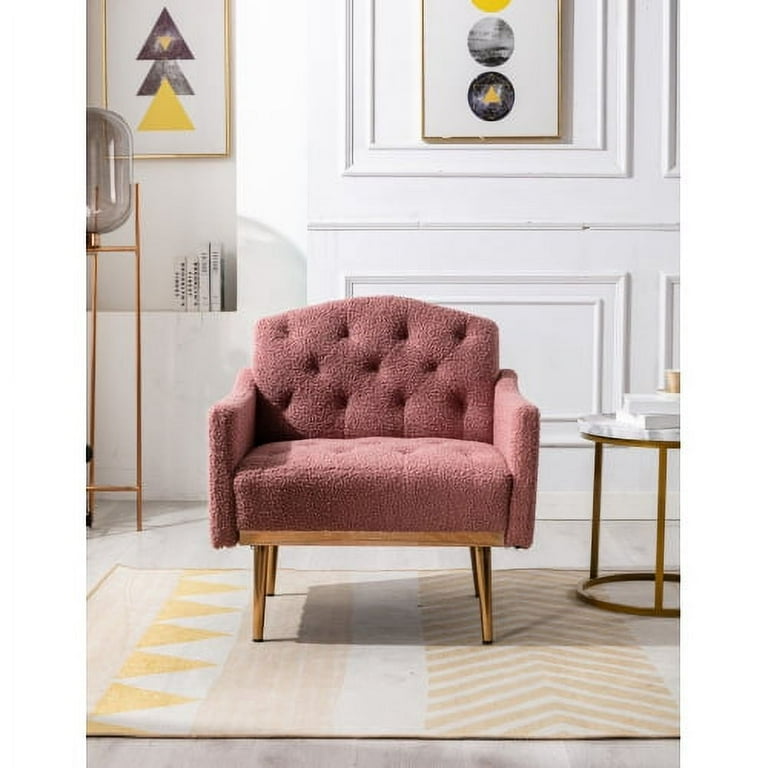 Blush reading chair outlet