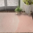 thumbnail image 1 of Tufted Area Rug, Pink Carpet 6X8, Living room, Dining room, Handmade Rugs, Geometric Design, 1 of 1