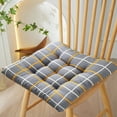 thumbnail image 1 of Tufted Chair Cushions with Ties,Water-Resistant Seat Cushions for Patio Furniture,15.75x15.75 Inches,Polyester Indoor Outdoor Dining Kitchen Chairs,Foldable & Durable for Porch Rocker and Bench, 1 of 6