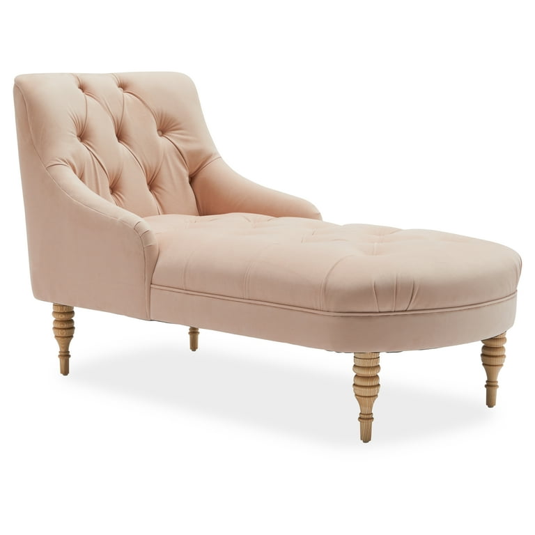 Pink tufted chaise lounge new arrivals