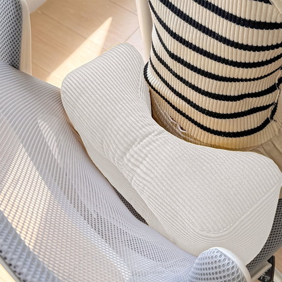 Tufted Corduroy Back Support Cushion for Elderly, Lumbar Support Pillow for Recliner Chair/Accent Chair/Couch/Office Chair, Recliner Cushions for Back Rest, Pain Relief, Reading