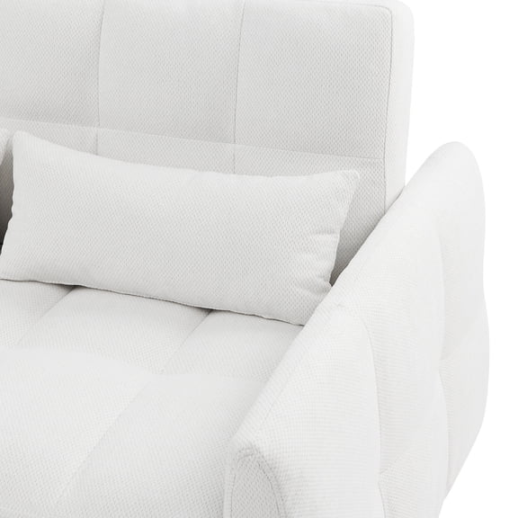 Tufted Design, Three USB Ports | Switch between Sofa and Bed in Small Spaces, Comfortable Rest