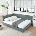 thumbnail image 1 of Tufted Design with Backrest - A Cozy Full Size Bed for Home, 1 of 2